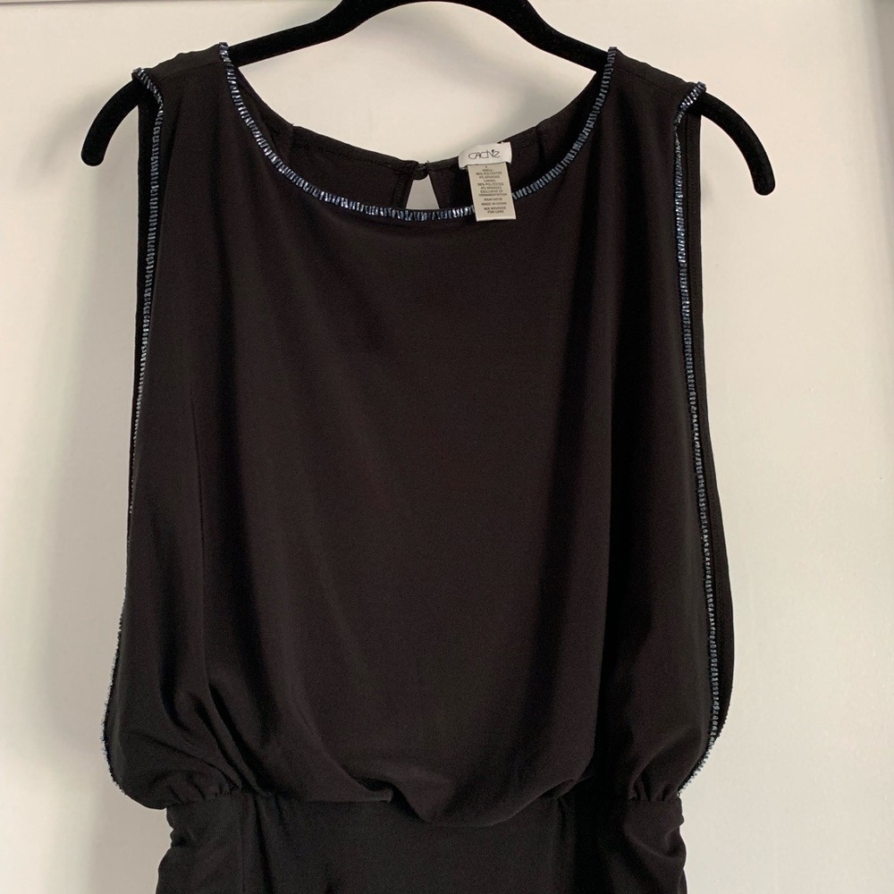 Cache Black Long Evening Dress